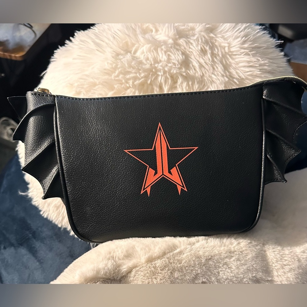 Jeffree Star exclusive bat makeup bag.